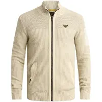 PME Legend Strickjacke mit Reißverschluss und Flight-Pocket