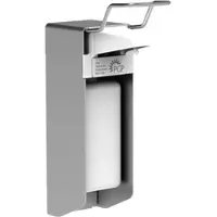 Greven Seifenspender Euromat 500 N, mit Armhebel, zur Wandmontage, Aluminium, silber, 500ml