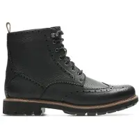 Clarks Stiefel Batcombe Lord Schwarz Herren