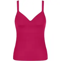 Sloggi BH-Hemd "ZERO Feel 2.0 THE UP Bra Shirt", Damen, Gr. S, N-Gr, rot (berry), Single Jersey, Obermaterial: 63% Polyamid, 20% Elasthan, 17% Polyester, BHs BH-Hemd, nahtlos und unsichtbar