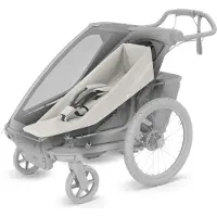 Thule Chariot Neugeboreneneinlage, Hellgrau
