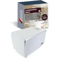 Schwaiger 661736 Moderner Retro Bluetooth Lautsprecher Modern-Vintage Speaker Le