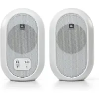 JBL 1 Serie 104 Kompakte aktive Desktop-Referenzlautsprecher mit Bluetooth, weiß