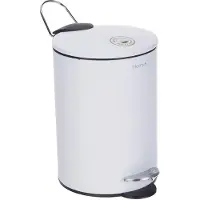 Blomus 68945, 3 l, Rund, Stahl, Weiß, Kunststoff, Terrasse