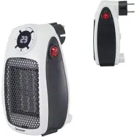 Beper P203TER350 Mini-Keramik-Heizlüfter, platzsparender Mini-Elektroheizer 500