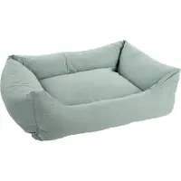 Flamingo Ergonomisches Hundebett Genève Rechteckig Hellgrün -100 cm - Waschbar,
