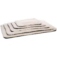Flamingo Hundekissen Naya rechteckig beige für Drahtkäfig