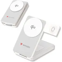 Verbatim 32296, 10000 mAh, Lithium Polymer (LiPo), Power Delivery 3.0, Kabelloses Aufladen, 30 W, Weiß