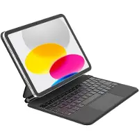 Belkin BBZ002de-V3, QWERTZ, Deutsch, Touchpad, Apple, iPad 10.9" (10 Gen), Schwarz