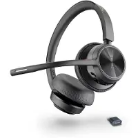 Poly Voyager 4320 USB-C Headset, Kabellos, Büro/Callcenter, Kopfhörer, Schwarz
