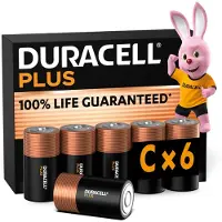 Duracell Plus C Alkaline-Batterien (6 Stück) 1.5V, LR14