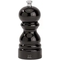 Paderno Peugeot Paris Pfeffermühle, Holz, Schwarz lackiert, 5.5 x 5.5 x 12 cm