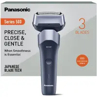 Panasonic Series 500 ES-ERM3FV503 3-Klingen Nass- & Trockenrasierer, wiederaufla