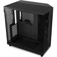NZXT H6 Flow - Kompaktes Dual-Kammer ATX PC-Gehäuse - Schwarz