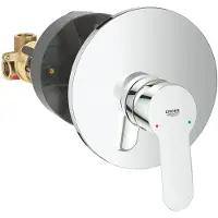GROHE BauEdge, Hebelgriffe, Metall, Chrom