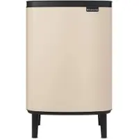 Brabantia Bo Hi Abfalleimer 12 l mit Soft-Close-Deckel, Abfallsammler mit heraus