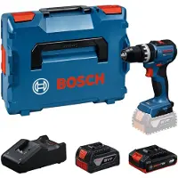 Bosch Akku-Schlagbohrschrauber GSB18V-52, 1x GBA 18V 2.0Ah, 1x GBA 18V 4.0Ah in L-BOXX