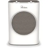 Ardes AR4P03O, Elektrischer Raumheizlüfter, Keramik, Drinnen, Flur, Weiß, Drehregler