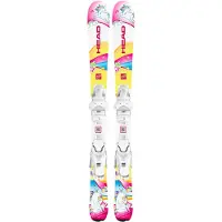 Head - Ski Set inkl. Bdg. - Pistenski - Unicorn + JRS 4.5 GW CA 2027 - Kindergröße 77 cm - Rosa
