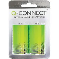 Q-CONNECT 2 x D, Alkali, Zylindrische, D