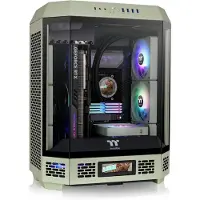 Thermaltake CA-1Z1-00MEWN-00, Midi Tower, PC, Hellgrün, ATX, micro ATX, Mini-ITX, SPCC, Gehärtetes Glas, Gaming