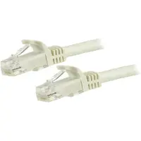 StarTech.com .com 7,5m CAT6-Kabel - weißes CAT6-Patchkabel - Snagless RJ45-Steckverbinder - ETL, 7,5 m, Cat6, U/UTP (UTP), RJ-45, RJ-45, Weiß