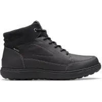 Clarks Mapstone LoGTX Mens Black Leather, 9.5