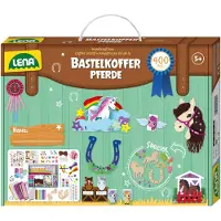 Lena Kreativset "Bastelkoffer Pferde, Premium", bunt, Kreativsets, Kinder, Kunststoff, Pappe, Kreativset