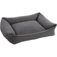 Flamingo Orthopädisches Hundebett Baldar – Rechteckig, Dunkelgrau, 80 cm | Ergon