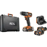AEG Schlagbohrschrauber SUBCOMPACT 18 V BRUSHLESS, 65 Nm, 2 Akkus 2,0 Ah, Ladege