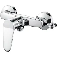Ibergrif Einhebel Mischbatterie Dusche, Aufputz Duscharmatur, Chrom