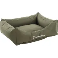 Flamingo Hundekorb Dreambay rechteckig olivgrün, Maße: 80 x 67 x 22 cm