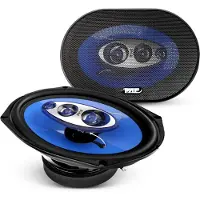 Pyle Auto Lautsprecher 6x9 Zoll 4 Wege Set 400W - Einbaulautsprecher Auto Kfz La