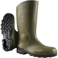 Dunlop Devon Sicherheitsstiefel vollständig grün/schwarz - Gr.41 - H142611.41