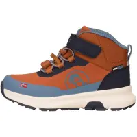TROLLKIDS Kristiansand Winter Mid Cut wasserdichte Kinder Stiefel braun 35