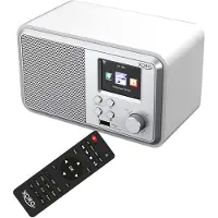 Xoro DAB 300 IR Internetradio, DAB+/FM, 2,4 Zoll Farbdisplay, Weiß