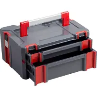 Kukko Systembox - Mit zwei Schubladen - 13,5 Liter Volumen - 80 kg Tragfähigkei