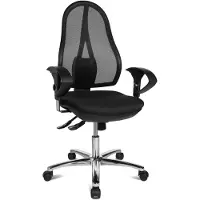 Topstar Bürostuhl Open Point SY Deluxe inkl. höhenverstellbarer Armlehnen schwar