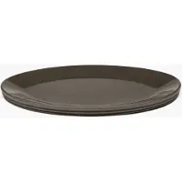 Serax Servierschale Dune Tableware By Kelly Wearstler Dark Brown L 57 x 44 x 4 cm