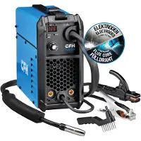 CFH Fülldrahtschweißgerät 120 A FSG 884 – MMA- & FLUX-Schweißgerät ohne Gas, mit