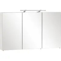 Schildmeyer Spiegelschrank 132253, Melaminharzbeschichtete Spanplatte, weiß, 120