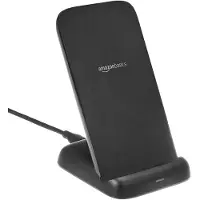 Amazon Basics A. Basics Qi-er kabelloser Ladeständer, 10 W, für Telefon 16/15/