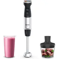 Tefal Quickchef+ HB672830, Pürierstab, 1000 W, Schwarz, Edelstahl