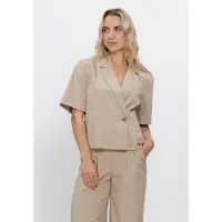Modstrom Damen Blazers Tuesdaymd Ss Blazer - Beige - Größe M