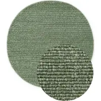 Villeroy & Boch Teppich "Woll-Optik Teppich Wilma", grün (grün multifarben), H:8mm Ø:160cm, Baumwolle, Polyester, Teppiche, Teppich, Handgemacht, Woll-Optik, Weich, Meliert, Wohnzimmer, Schlafzimmer