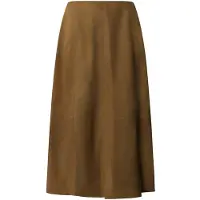 Pepe Jeans für Damen. PL9011960 Lederrock Kara beige (M), Lässig, Wildleder