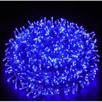 Lapamax 50M 400LED 8 Leuchtmodi LED Lichterkette Weihnachtsbeleuchtung Lichterketten für Innen Weihnachten Halloween Party Garten Dekoration, Blau
