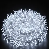 Lapamax 20M 200LED 8 Leuchtmodi LED Lichterkette Weihnachtsbeleuchtung Lichterketten für Innen Weihnachten Halloween Party Garten Dekoration, Weiß