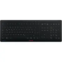 Cherry Design Stream, Verkabelt & Kabellos, RF kabellos + USB, QWERTZ, Schwarz