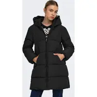 ONLY Steppmantel "ONLJUTA PUFFER COAT OTW", Damen, Gr. L, schwarz, Steppware, Obermaterial: 100% Polyester, unifarben, Po-bedeckend, Mäntel Steppmantel, Kunstfaser